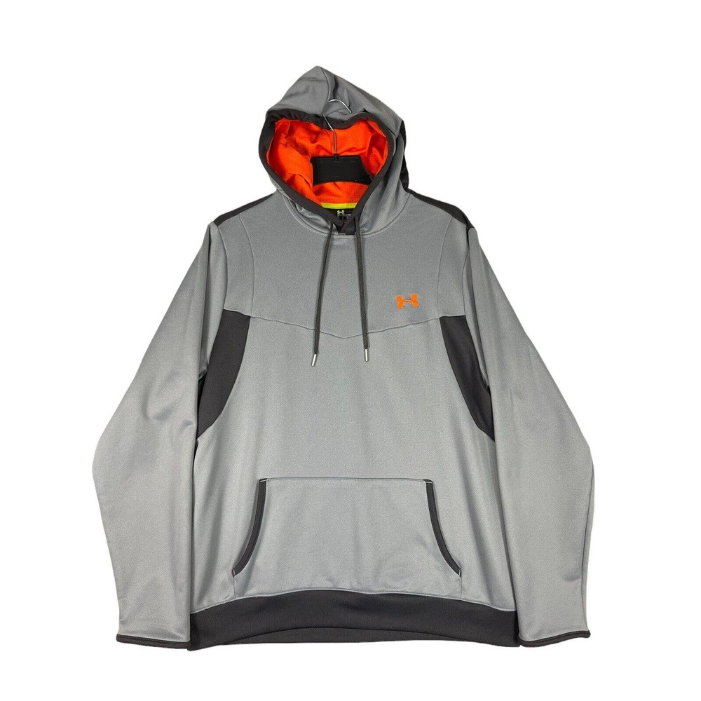 Under Armour Catalyst Loose‎ Allseason Gear Hoodie Mens L Pouch Pockets Gray